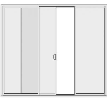 落地玻璃窗skp模型下载_sketchup草图大师SKP模型
