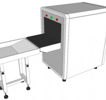 安检机skp模型下载_sketchup草图大师SKP模型