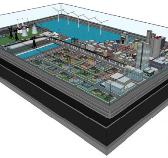 沙盘skp模型下载_sketchup草图大师SKP模型
