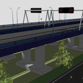 高架桥skp模型下载_sketchup草图大师SKP模型