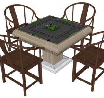 麻将机skp模型下载_sketchup草图大师SKP模型