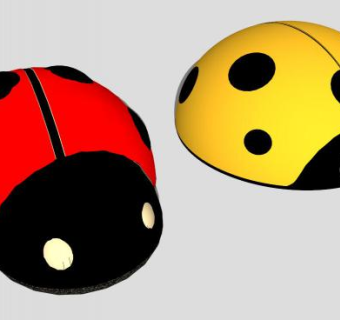 七星瓢虫skp模型下载_sketchup草图大师SKP模型