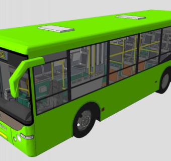 客车skp模型下载_sketchup草图大师SKP模型