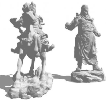 人物雕塑skp模型下载_sketchup草图大师SKP模型