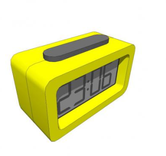 电子钟电子表闹钟的SKP模型_su模型下载 草图大师模型_SKP模型