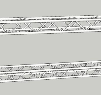 桁梁桁架模型_su模型下载 草图大师模型_SKP模型