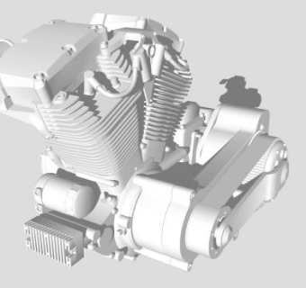 汽车发动机的SKP模型素材_su模型下载 草图大师模型_SKP模型