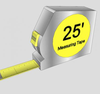 卷尺尺子的SKP模型素材设计_su模型下载 草图大师模型_SKP模型