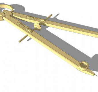 圆规的SKP模型素材设计_su模型下载 草图大师模型_SKP模型
