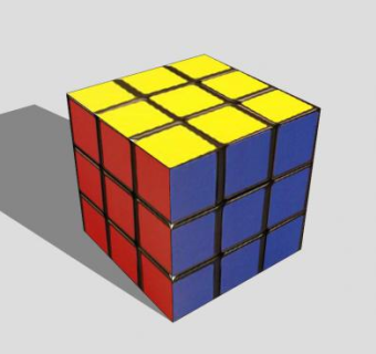 魔方的SKP模型素材_su模型下载 草图大师模型_SKP模型