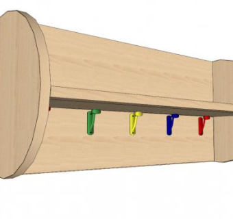 卫生间里的挂衣钩SKP模型素材_su模型下载 草图大师模型_SKP模型