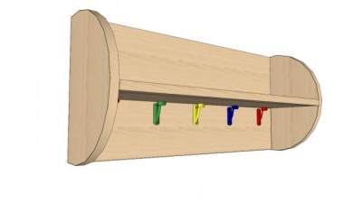 卫生间里的挂衣钩SKP模型素材_su模型下载 草图大师模型_SKP模型