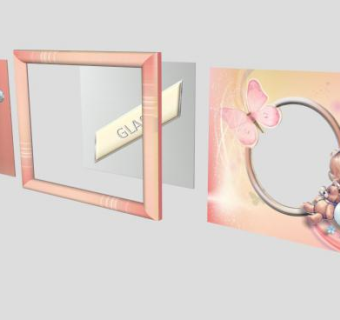 相册框相册的SKP模型素材_su模型下载 草图大师模型_SKP模型