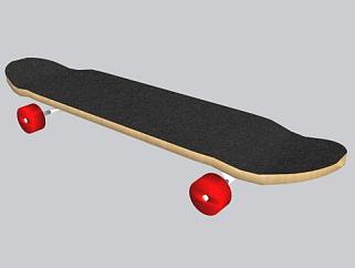 滑板的SKP模型素材设计_su模型下载 草图大师模型_SKP模型