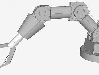 <em>机械手臂模型</em>_su模型下载 草图大师模型_SKP模型