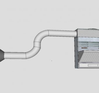 粉尘通风机设备模型_su模型下载 草图大师模型_SKP模型
