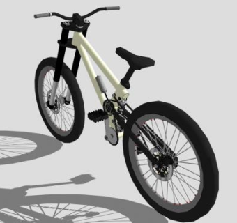 自行车的SKP模型素材设计_su模型下载 草图大师模型_SKP模型