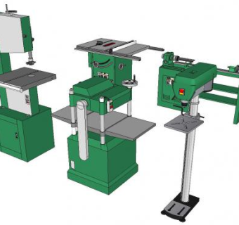 木工机床模型_su模型下载 草图大师模型_SKP模型