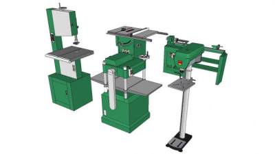 木工机床模型_su模型下载 草图大师模型_SKP模型