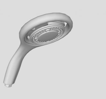 洗澡的喷洒头的SKP模型素材设计_su模型下载 草图大师模型_SKP模型