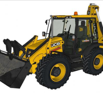 铲车模型_su模型下载 草图大师模型_SKP模型