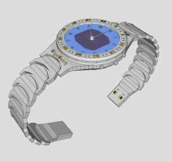 手表的SKP模型素材设计_su模型下载 草图大师模型_SKP模型