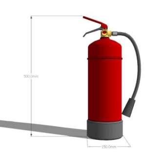 灭火器的SKP模型素材设计_su模型下载 草图大师模型_SKP模型