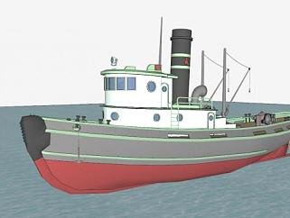 海轮船的SKP模型<em>素材设计</em>_su模型下载 草图大师模型_...