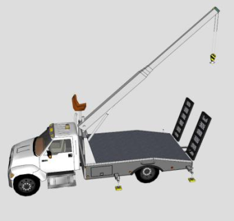 吊车的SKP模型素材设计_su模型下载 草图大师模型_SKP模型