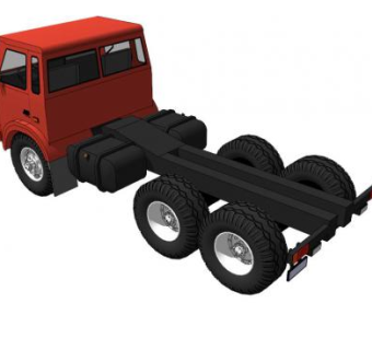 卡车的SKP模型设计素材_su模型下载 草图大师模型_SKP模型