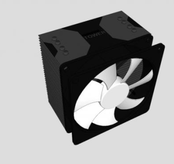 电脑CPU的风扇的SKP模型素材设计_su模型下载 草图大师模型_SKP模型