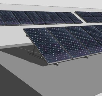 太阳能板的SKP模型素材_su模型下载 草图大师模型_SKP模型