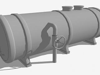工业油箱油桶模型_su模型下载 草图大师模型_SKP模型