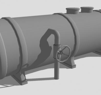 工业油箱油桶模型_su模型下载 草图大师模型_SKP模型