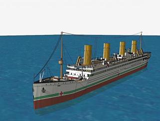 医疗船舰的SKP模型素材_su模型下载 草图大师模型_SKP模型