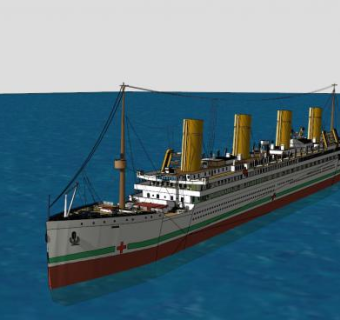 医疗船舰的SKP模型素材_su模型下载 草图大师模型_SKP模型