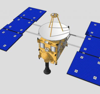 人造卫星的SKP模型素材_su模型下载 草图大师模型_SKP模型