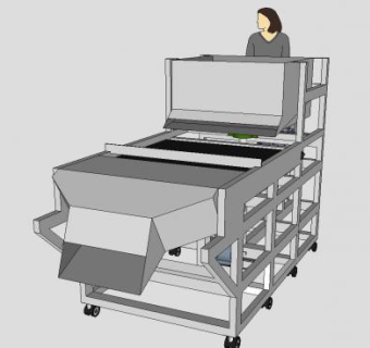 细沙回收机模型_su模型下载 草图大师模型_SKP模型