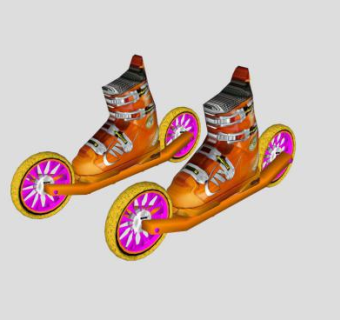 旱冰鞋的SKP模型素材_su模型下载 草图大师模型_SKP模型