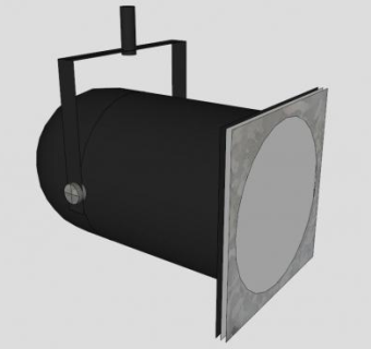 照明灯灯光设备的SKP模型素材_su模型下载 草图大师模型_SKP模型