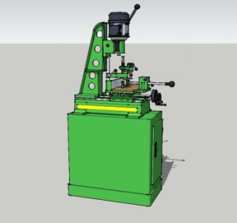 工厂操作机械设备模型_su模型下载 草图大师模型_SKP模型