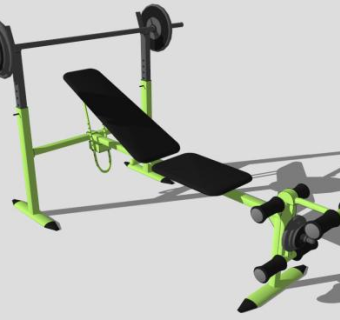 体操凳健身器材举重的SKP模型_su模型下载 草图大师模型_SKP模型