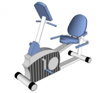 健身自行车的SKP模型_su模型下载 草图大师模型_SKP模型