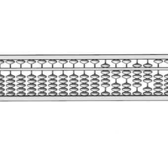 珠算算盘的SKP模型素材_su模型下载 草图大师模型_SKP模型
