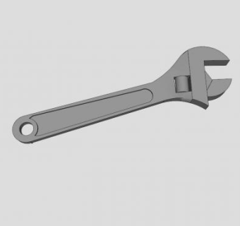 扳手的SKP模型素材设计_su模型下载 草图大师模型_SKP模型