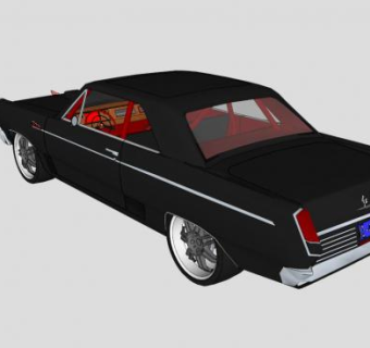 红旗轿车的SKP模型素材设计_su模型下载 草图大师模型_SKP模型