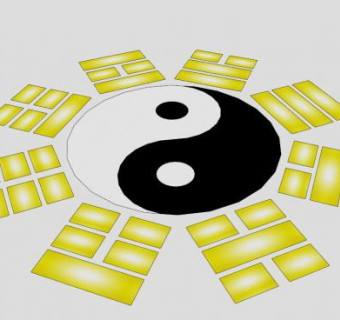 太极八卦的SKP模型素材设计_su模型下载 草图大师模型_SKP模型