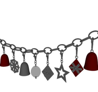 装饰饰品挂饰吊坠的SKP模型_su模型下载 草图大师模型_SKP模型