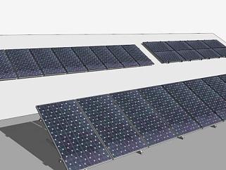 太阳能板的SKP模型素材设计_su模型下载 草图大师模型_SKP模型
