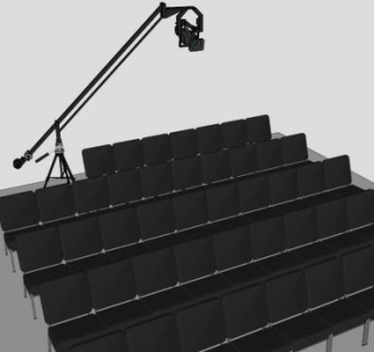 拍戏新闻用的高吊摄影机的SU模型设计_su模型下载 草图大师模型_SKP模型